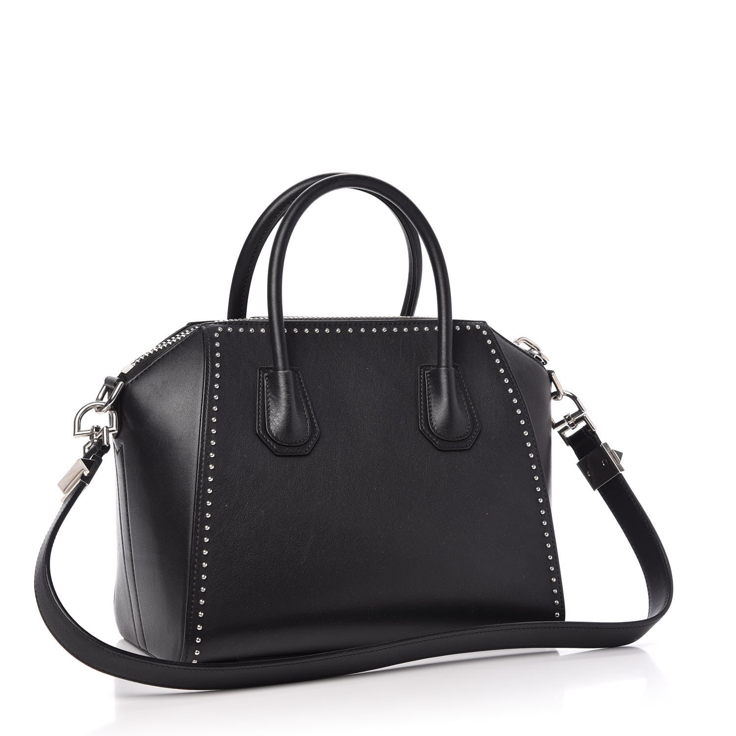 Givenchy Calfskin Medium Studded Antigona Black 3 of 10