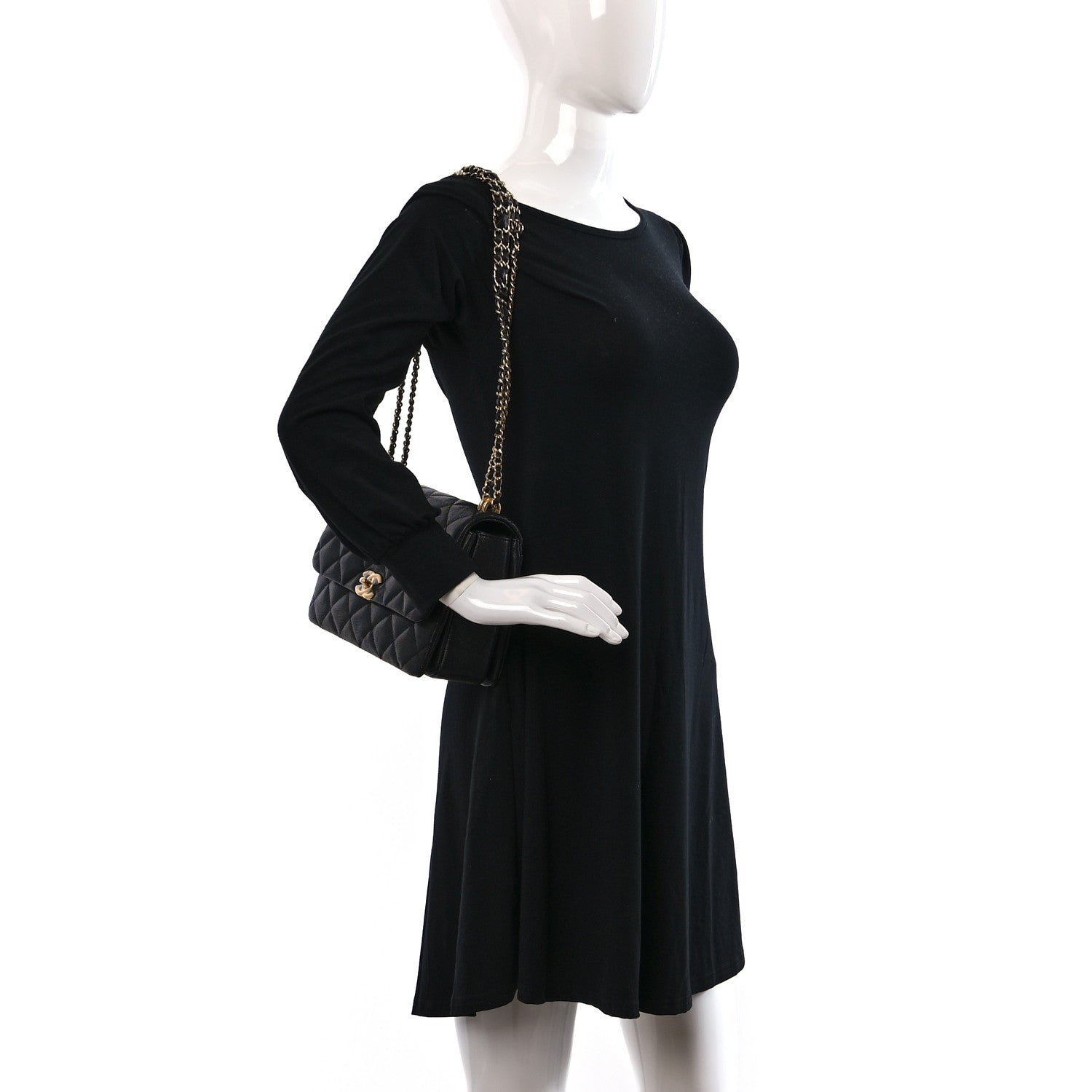 Chanel Caviar Quilted Coco First Flap Black 2 of 10