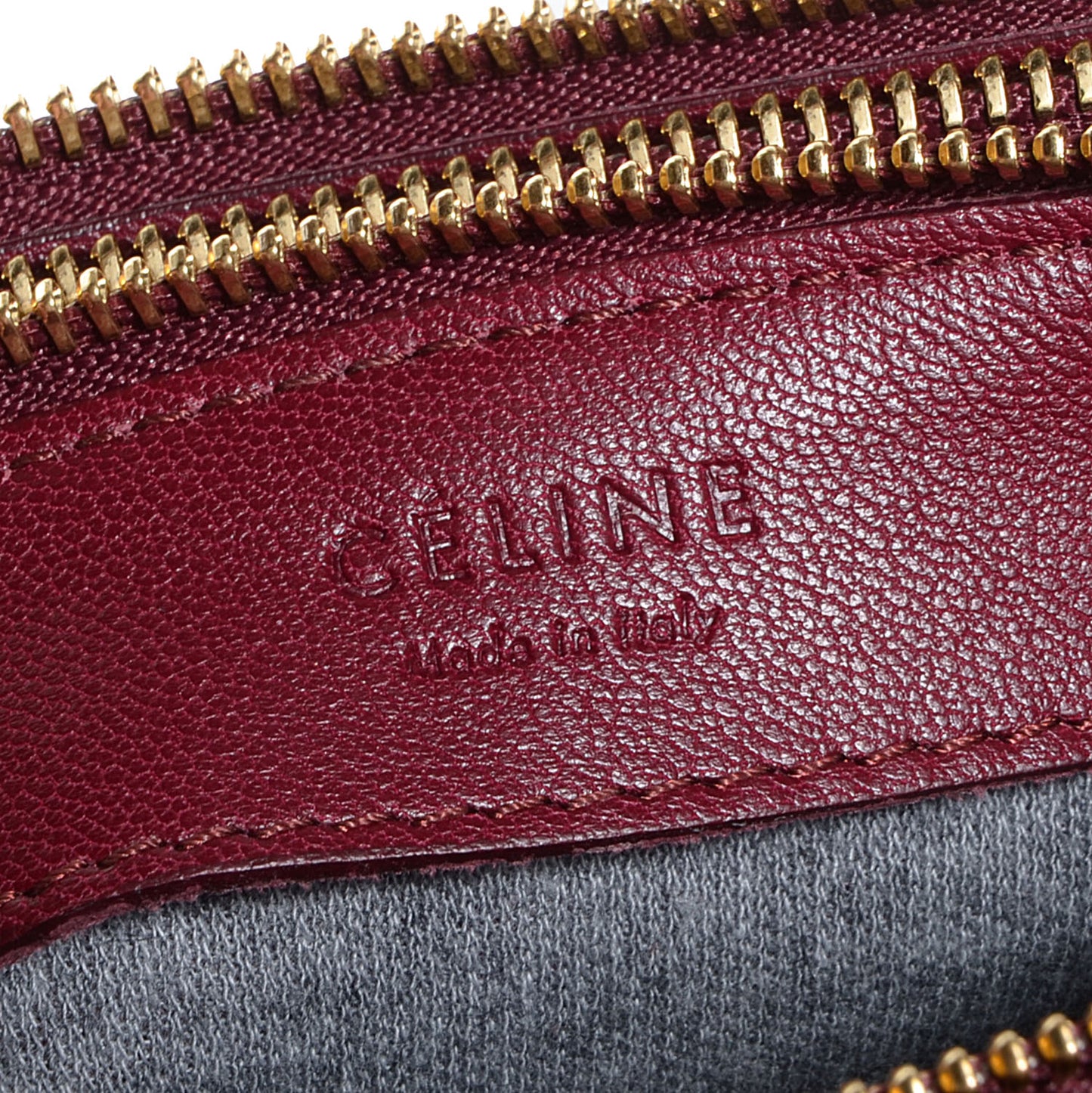 Lambskin Small Trio Crossbody Bag Burgundy