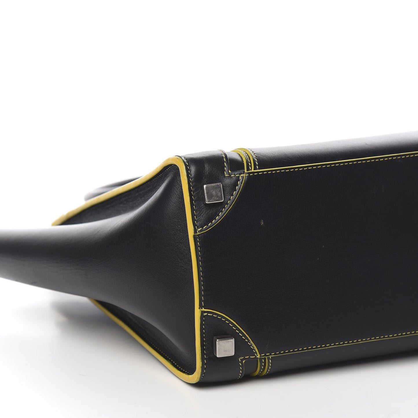 Satin Calfskin Micro Debossed Luggage Black