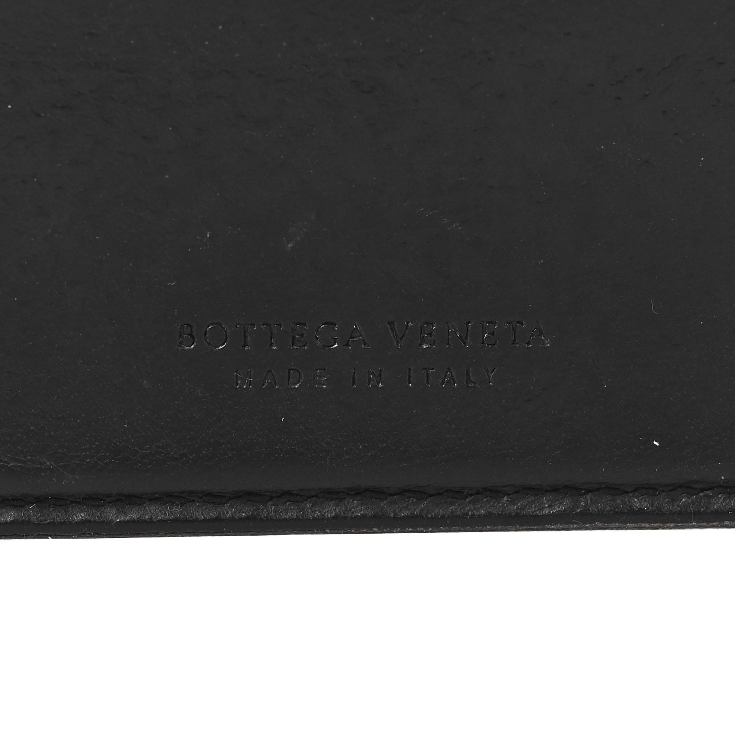 Nappa Maxi Intrecciato Bi-Fold Wallet Black