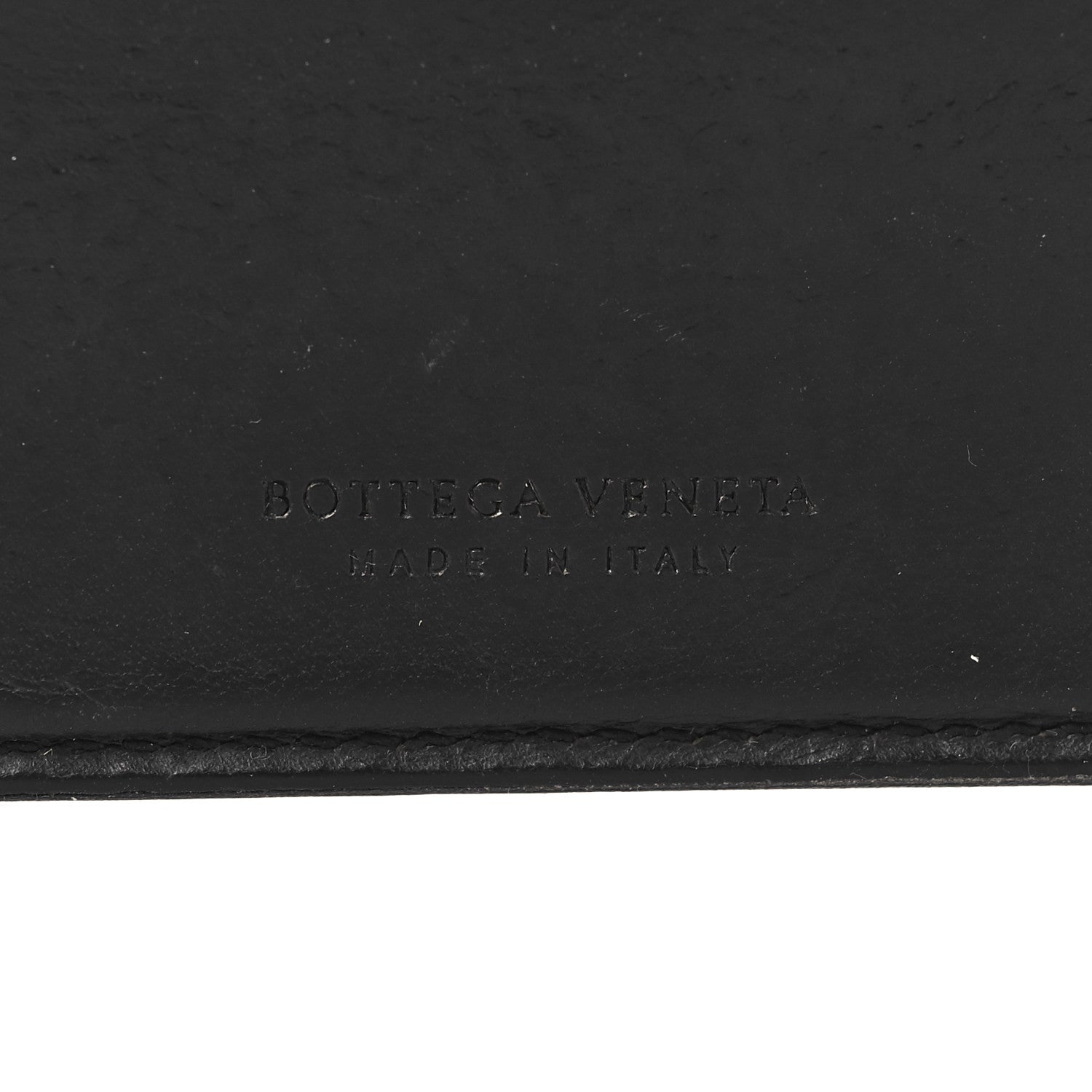 Bottega Veneta Nappa Maxi Intrecciato Bi-Fold Wallet Black 6 of 10