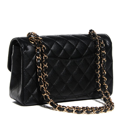 Chanel Caviar Quilted Small Double Flap Black 3 of 9