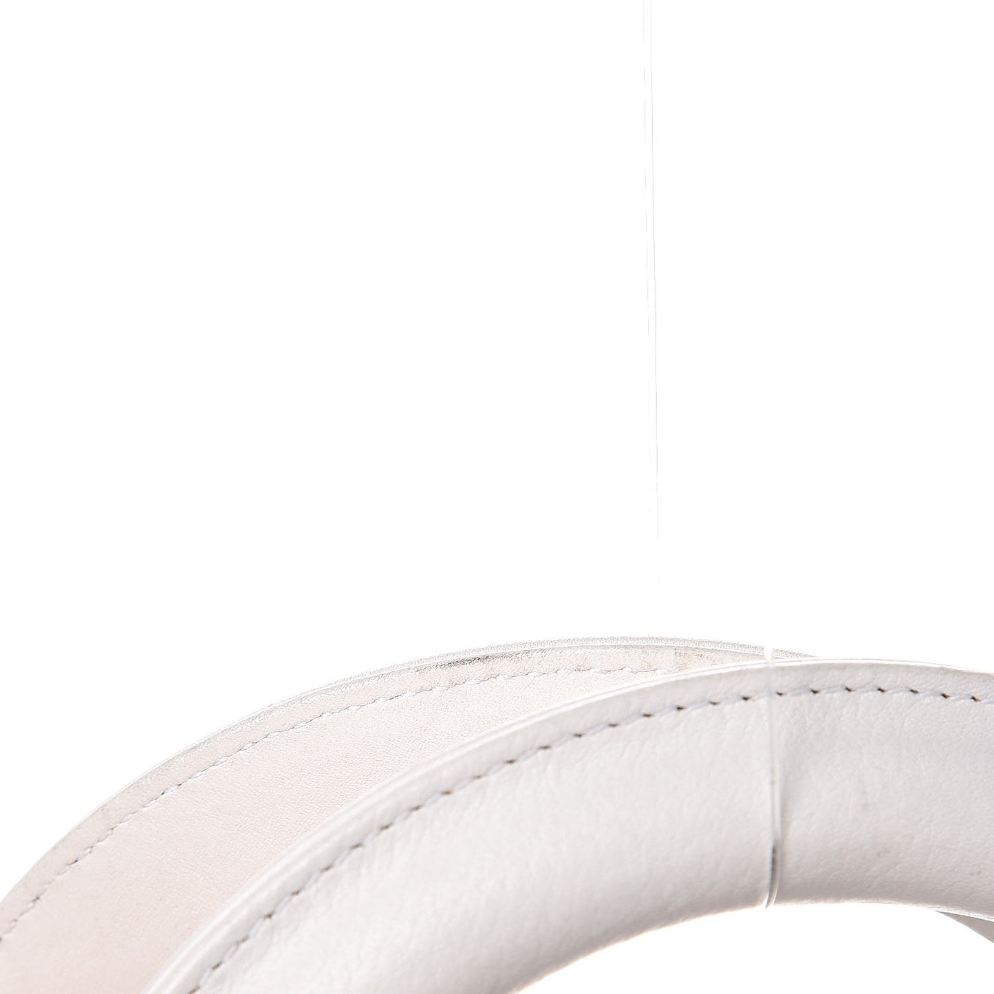 Lambskin Studded Cannage Medium Lady Dior White