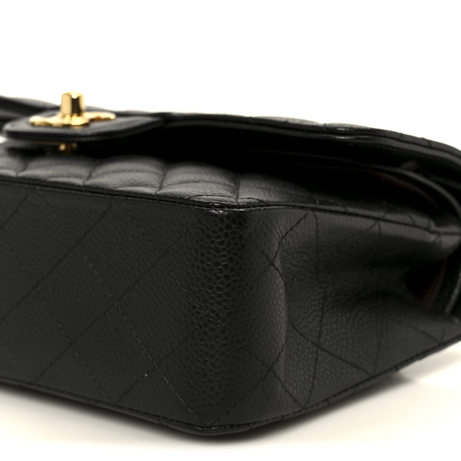 Chanel Caviar Quilted Small Double Flap Black 11 of 12