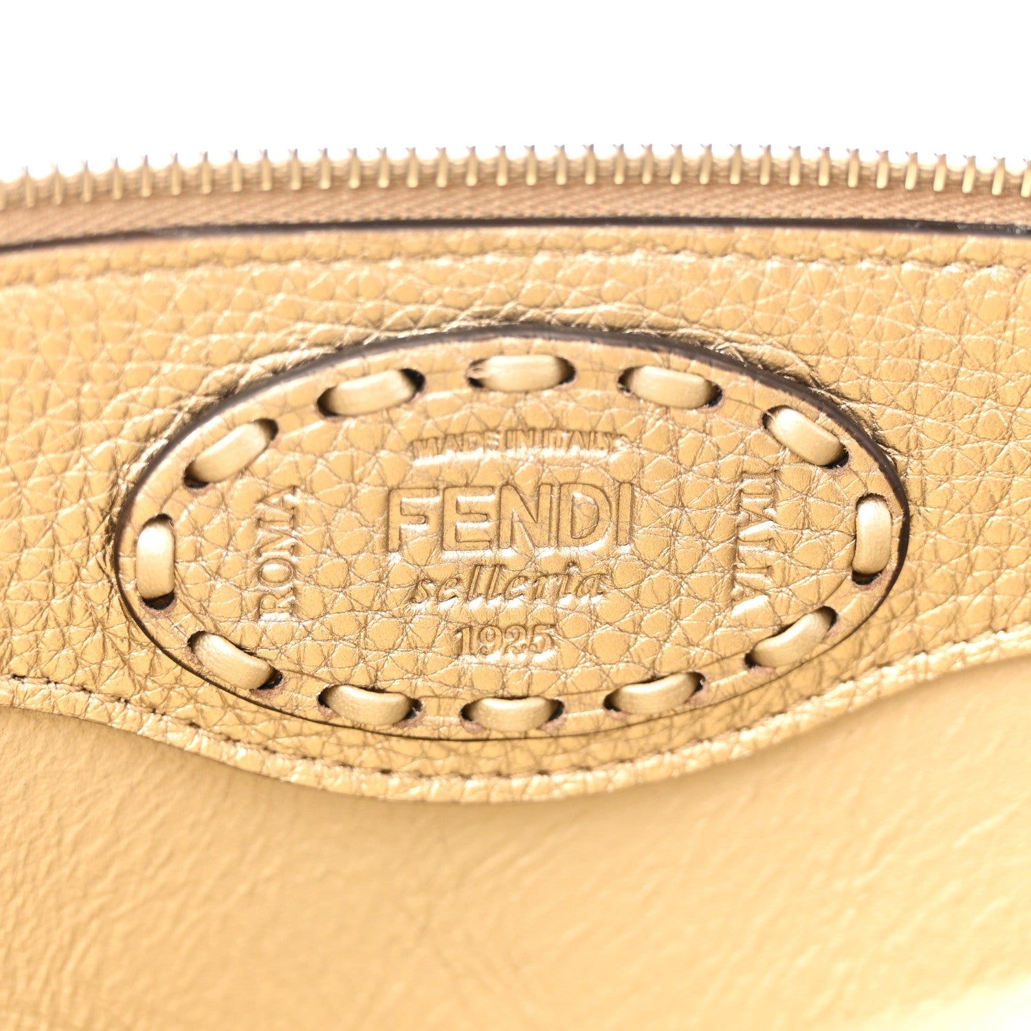 Fendi Cuoio Romano Selleria Medium By The Way Boston Bag Gold 6 of 12
