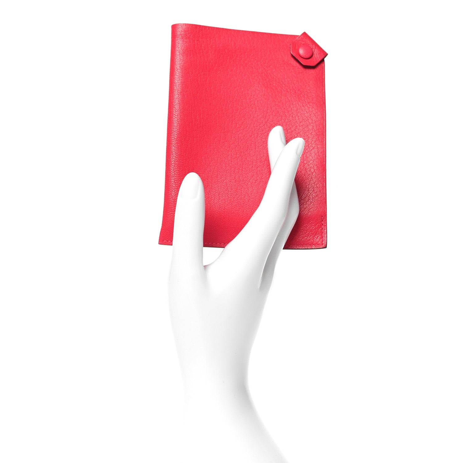 Hermes Chevre Chamkila Tarmac PM Passport Holder Rose Extreme 2 of 6