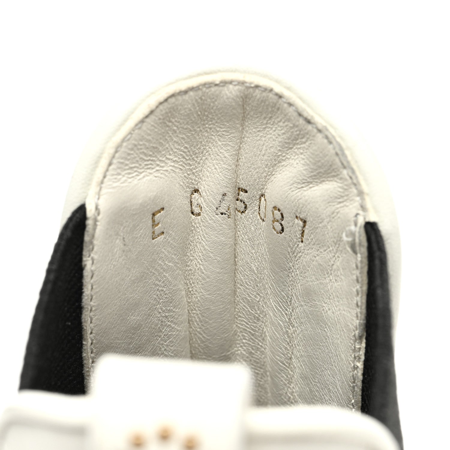Chanel Calfskin Patent Cap Toe Quilted Short Boots 36 White Black 8 of 9