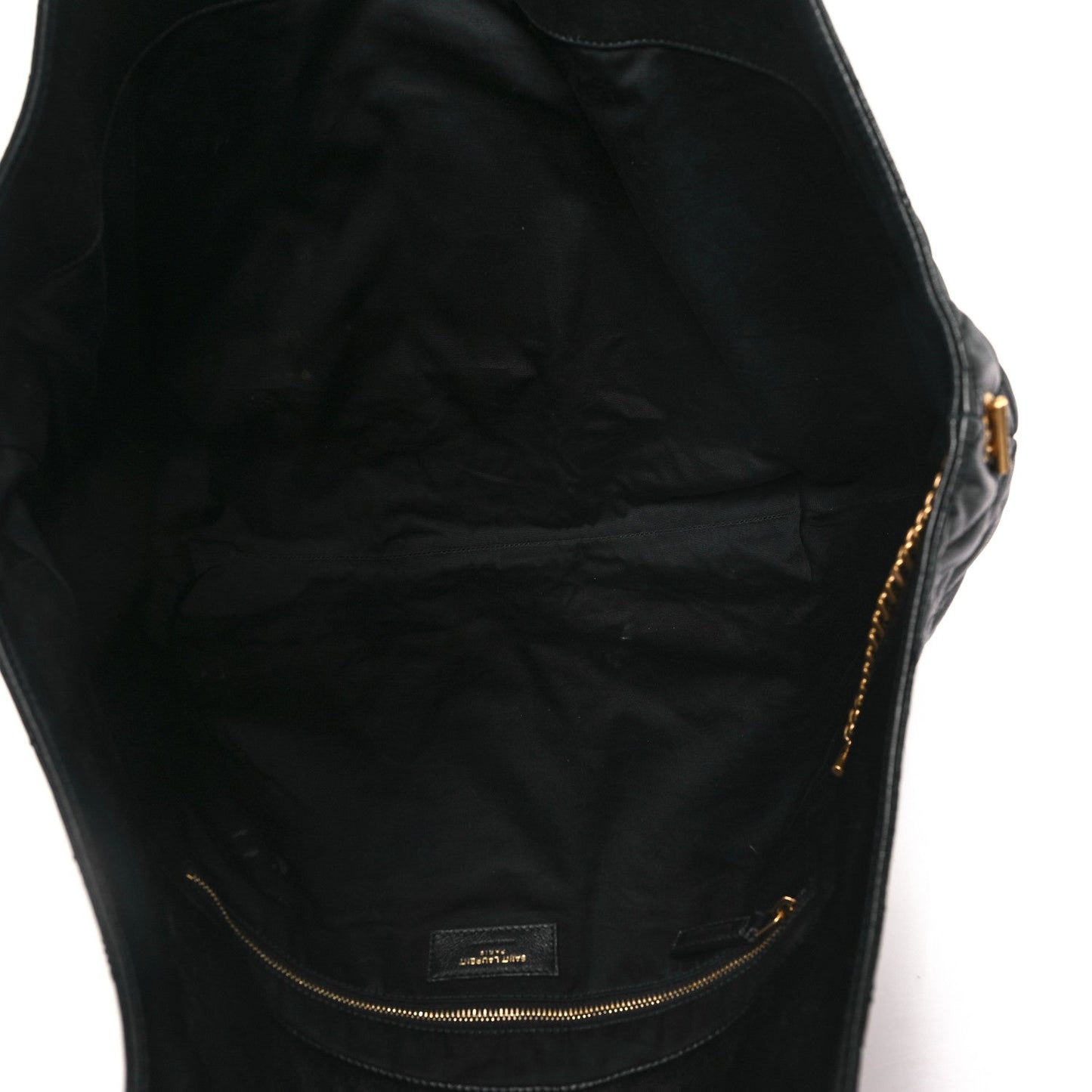 Lambskin Quilted Maxi Icare Shopping Tote Black