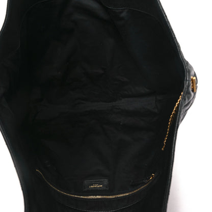 Saint Laurent Lambskin Quilted Maxi Icare Shopping Tote Black 5 of 12