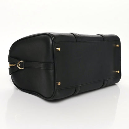 Burberry Derby Calfskin Medium Alchester Bowling Bag Black 3 of 10