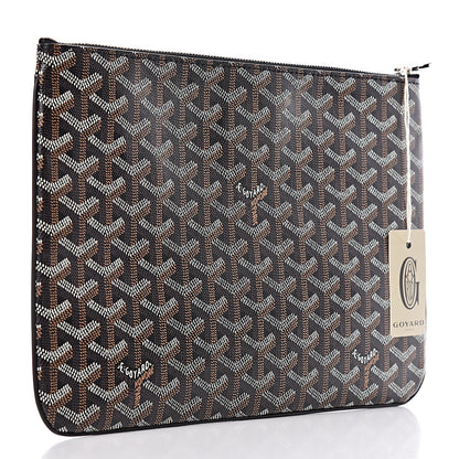 Goyard Goyardine Senat Pochette MM Black 3 of 6