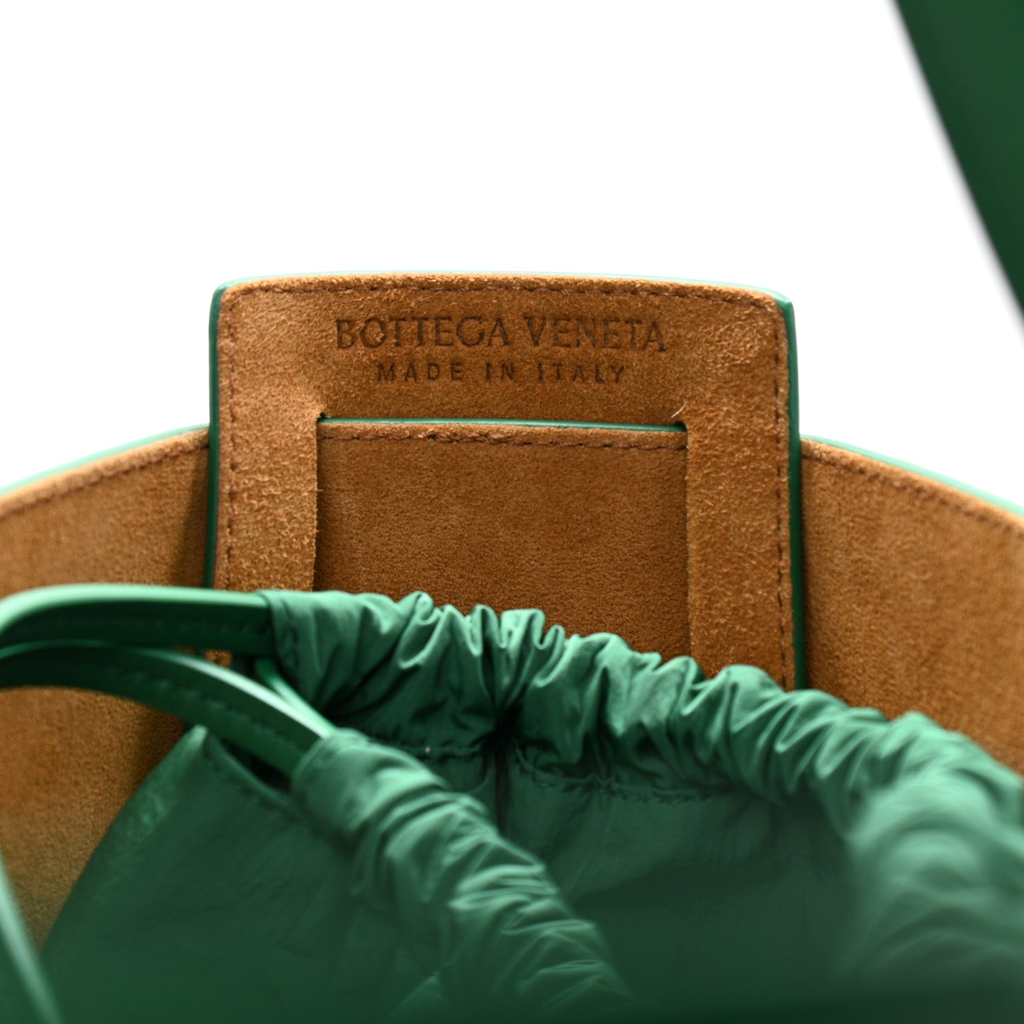 French Calfskin Large Shell Bag Racing Green