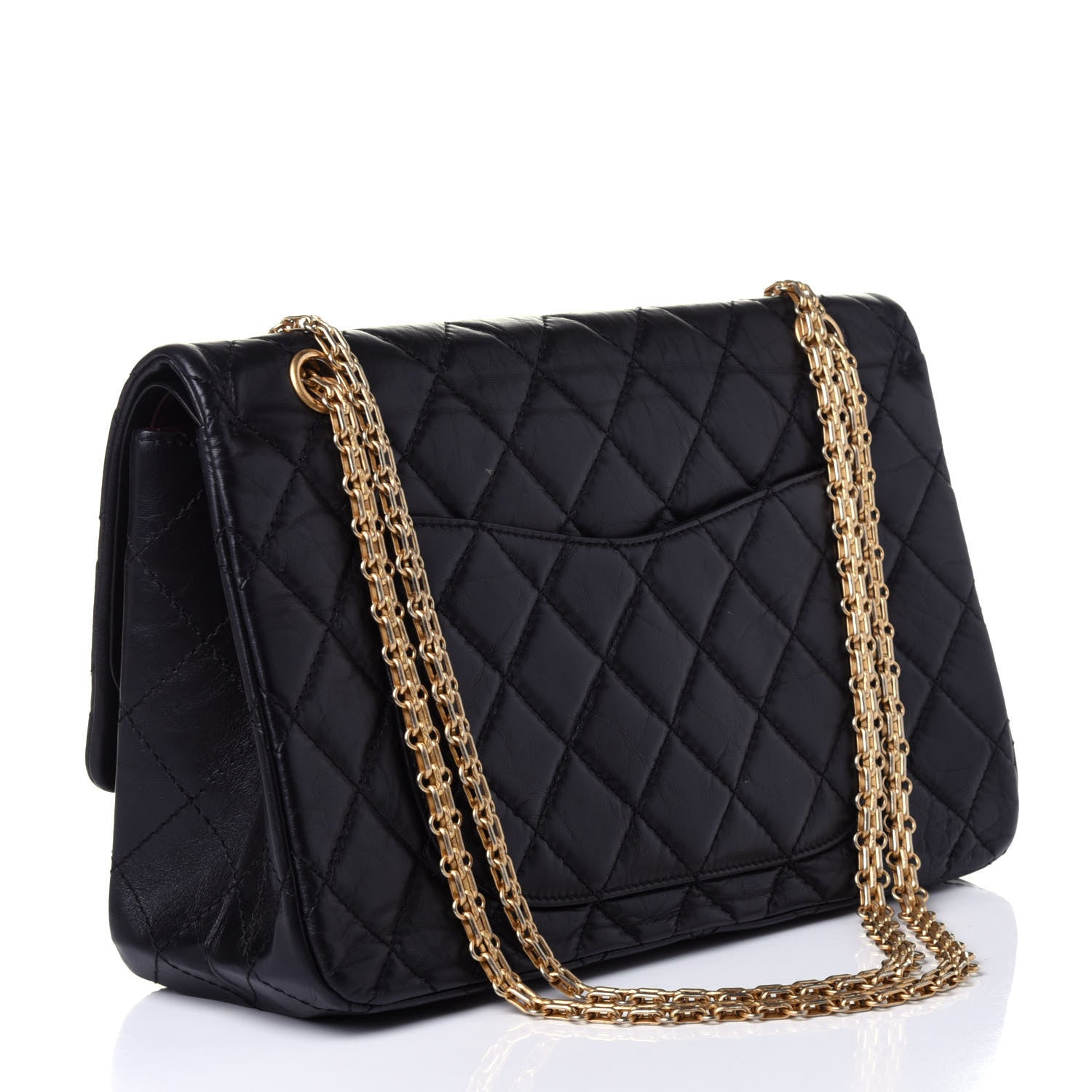 Chanel Aged Calfskin Quilted 2.55 Reissue 227 Flap Black 3 of 13