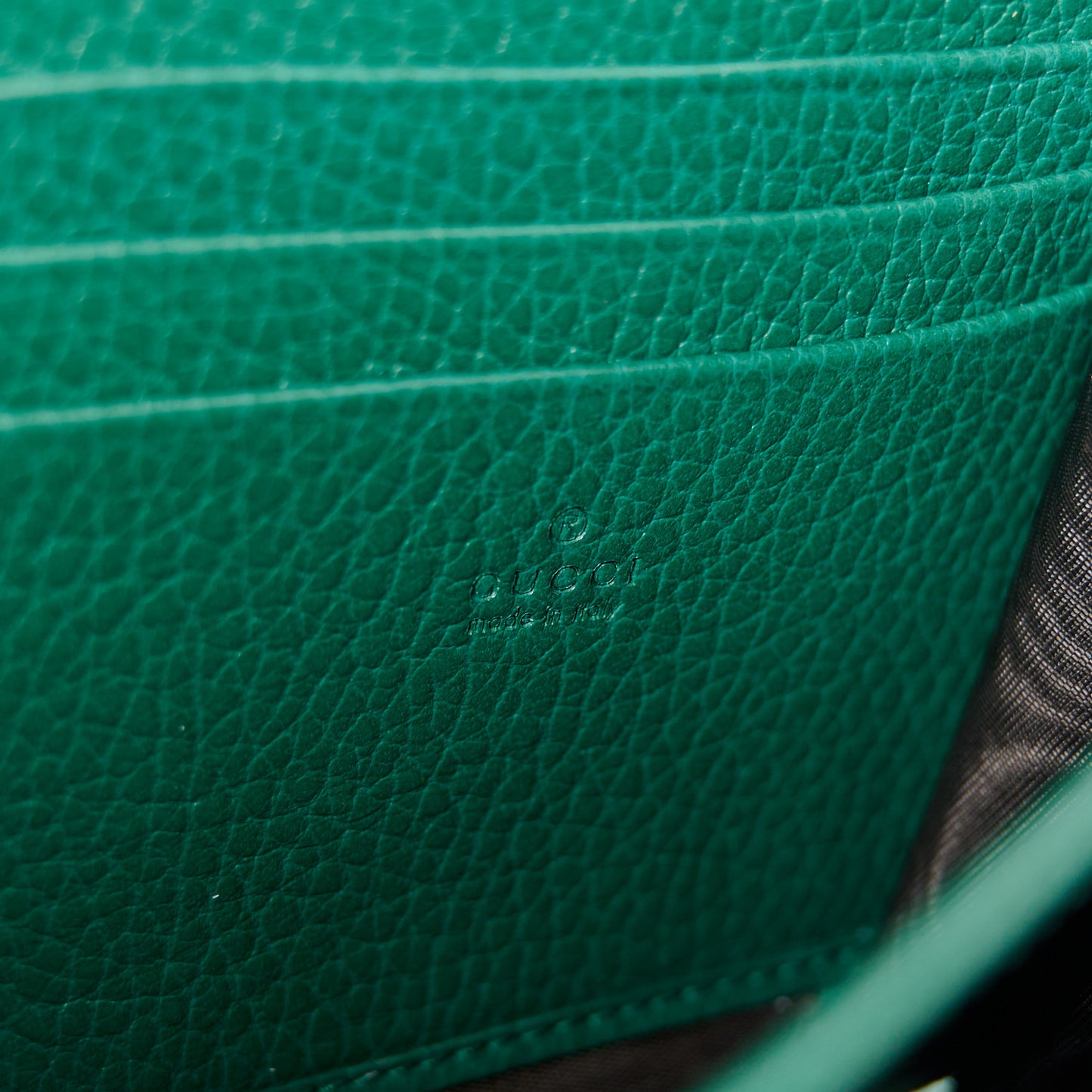 Calfskin Mini Dionysus Chain Wallet Emerald