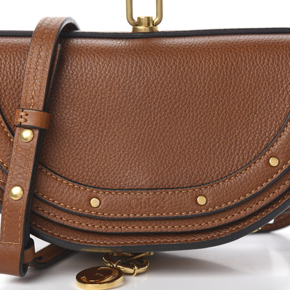 Chloe Calfskin Small Nile Bracelet Minaudiere Bag Caramel 7 of 14