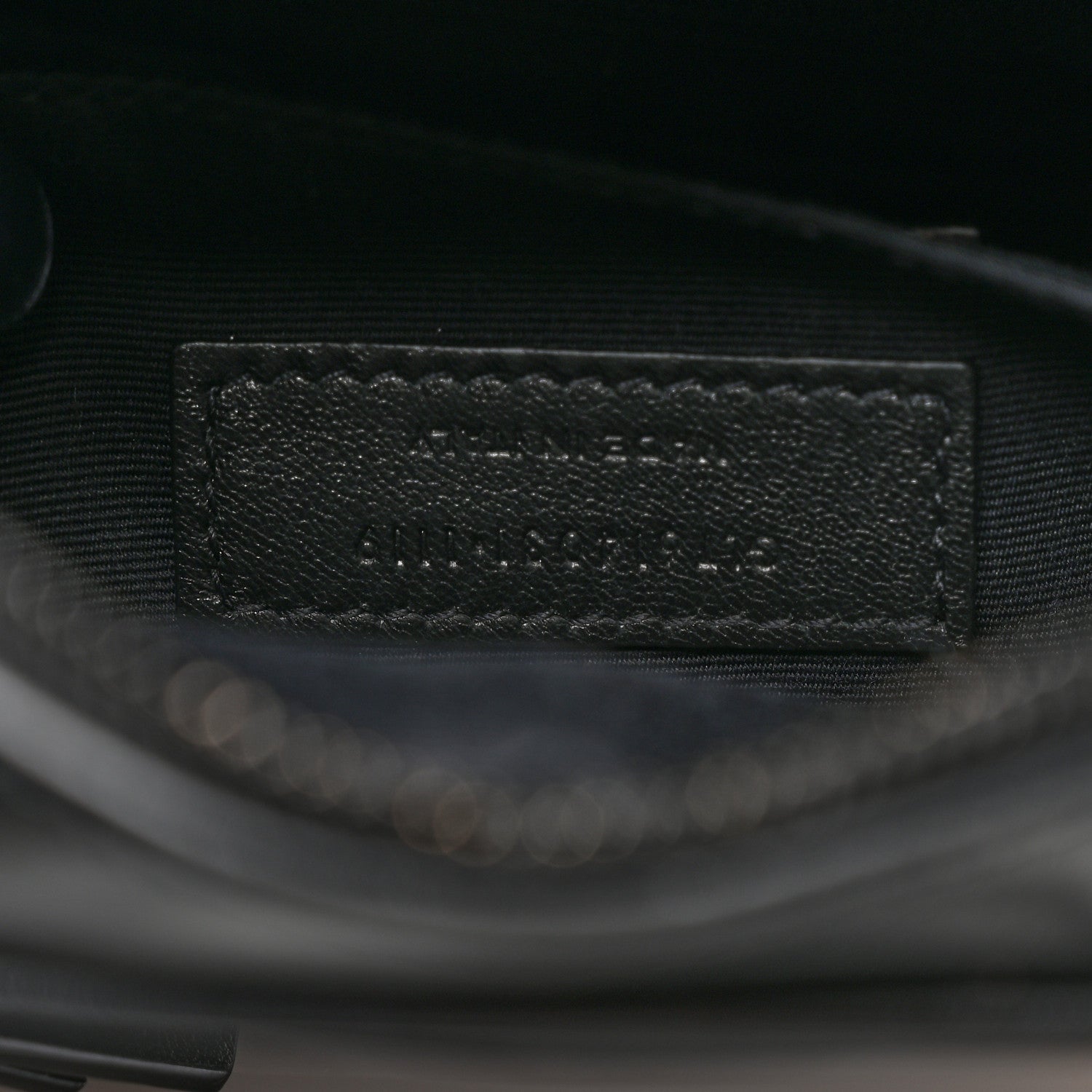Saint Laurent Calfskin Matelasse Monogram Lou Belt Bag Black 7 of 10