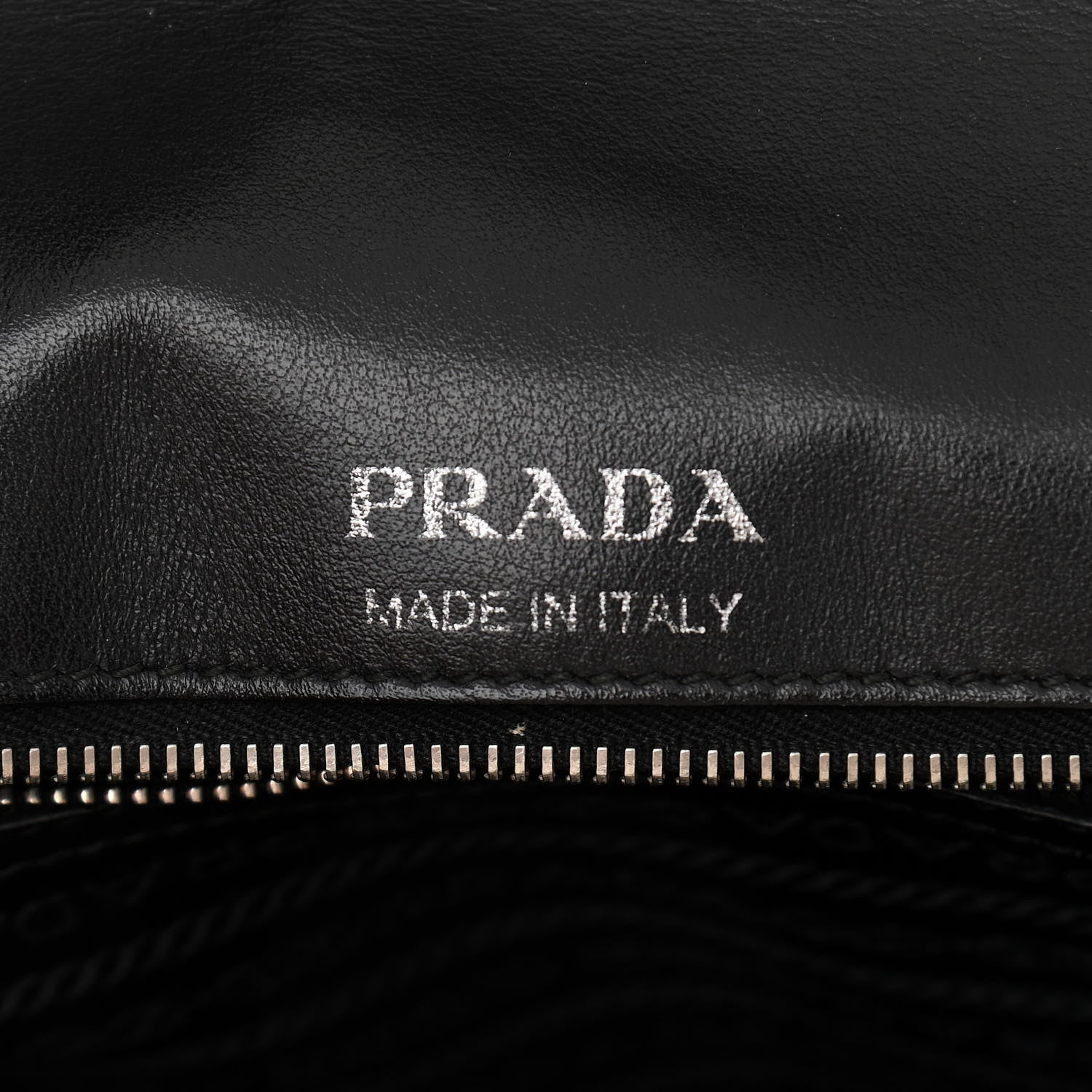 Prada Soft Calfskin Impunture Diagramme Large Chain Flap Shoulder Bag Black 6 of 12