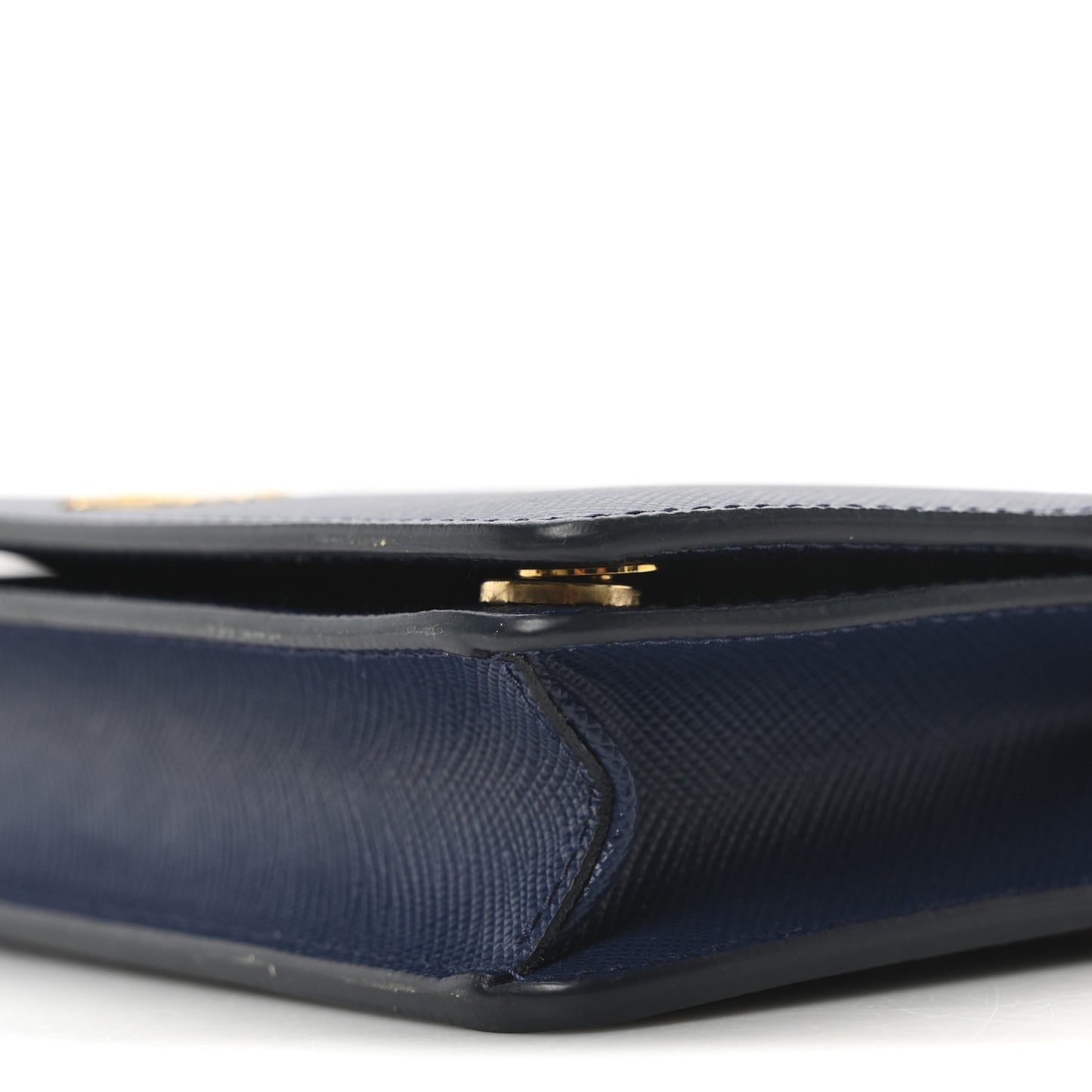 Saffiano Metal Oro Mini Bag Bluette