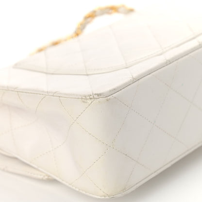 Chanel Lambskin Quilted Small Double Flap White 11 of 23