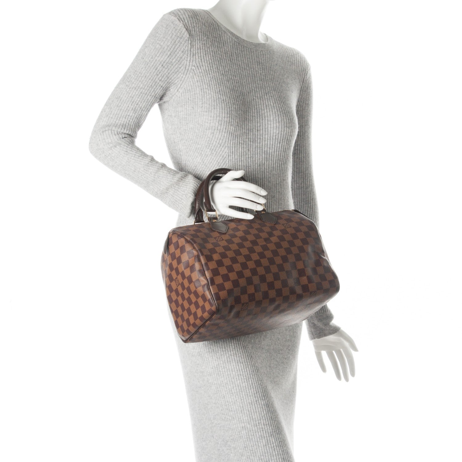 Louis Vuitton Damier Ebene Speedy 30 2 of 9