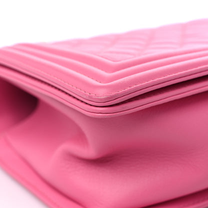 Chanel Calfskin Quilted Medium Boy Flap Pink 8 of 11