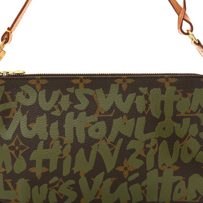 Louis Vuitton Monogram Graffiti Pochette Accessories Kaki 8 of 11