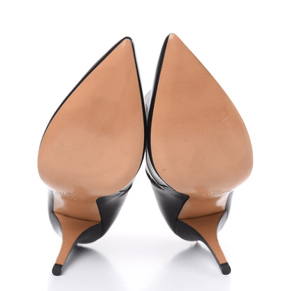 Valentino Garavani Calfskin Rockstud Ankle Booties 37 Black 5 of 10