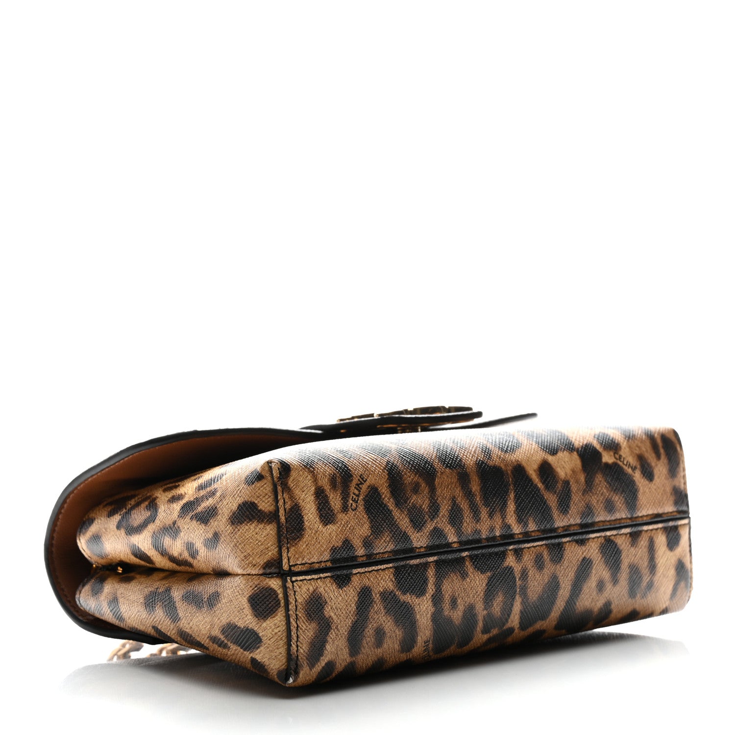 Celine Canvas Leopard Teen Victoire Tan 4 of 9