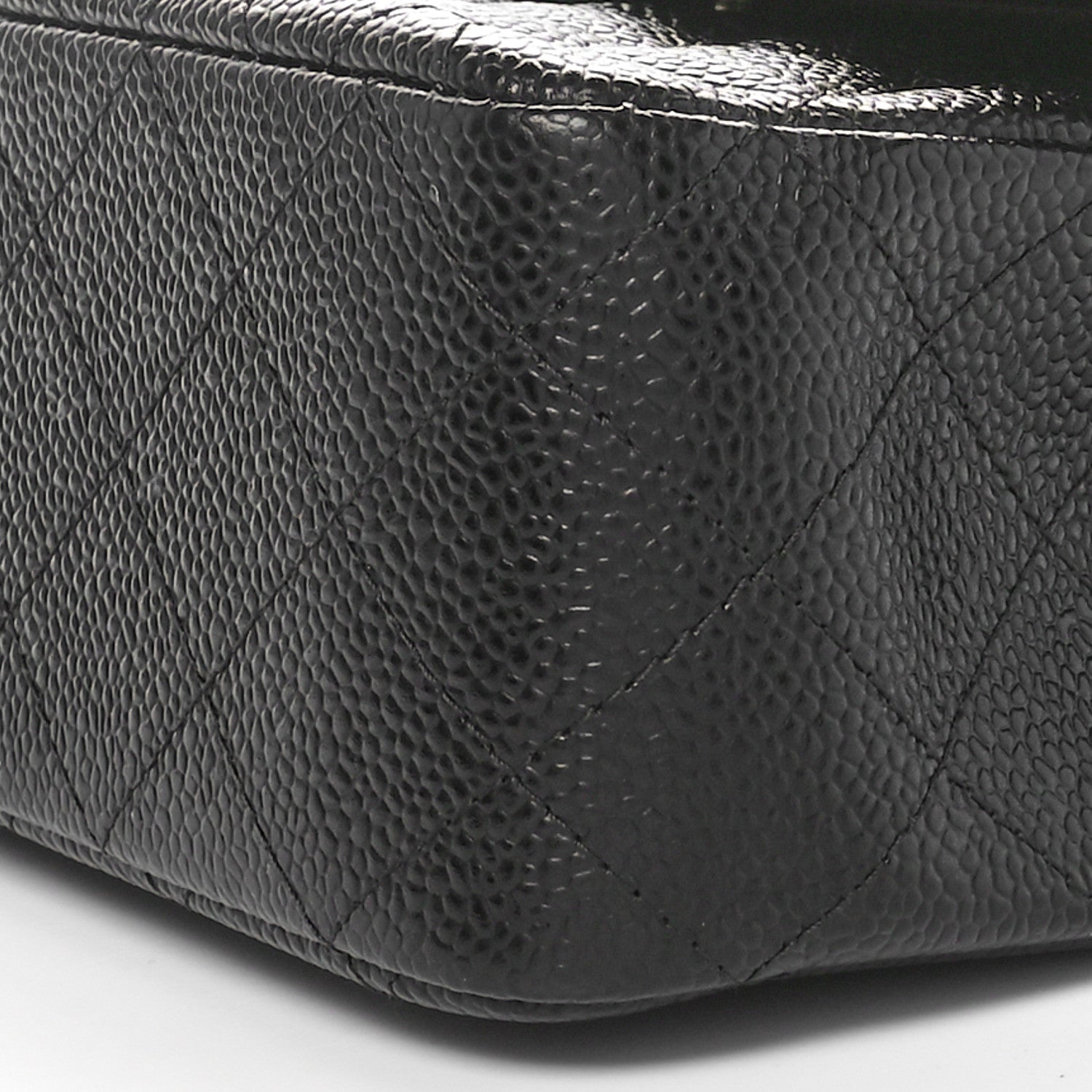 Chanel Caviar Quilted Medium Double Flap Black 10 of 11