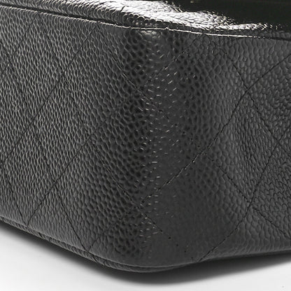 Chanel Caviar Quilted Medium Double Flap Black 10 of 11