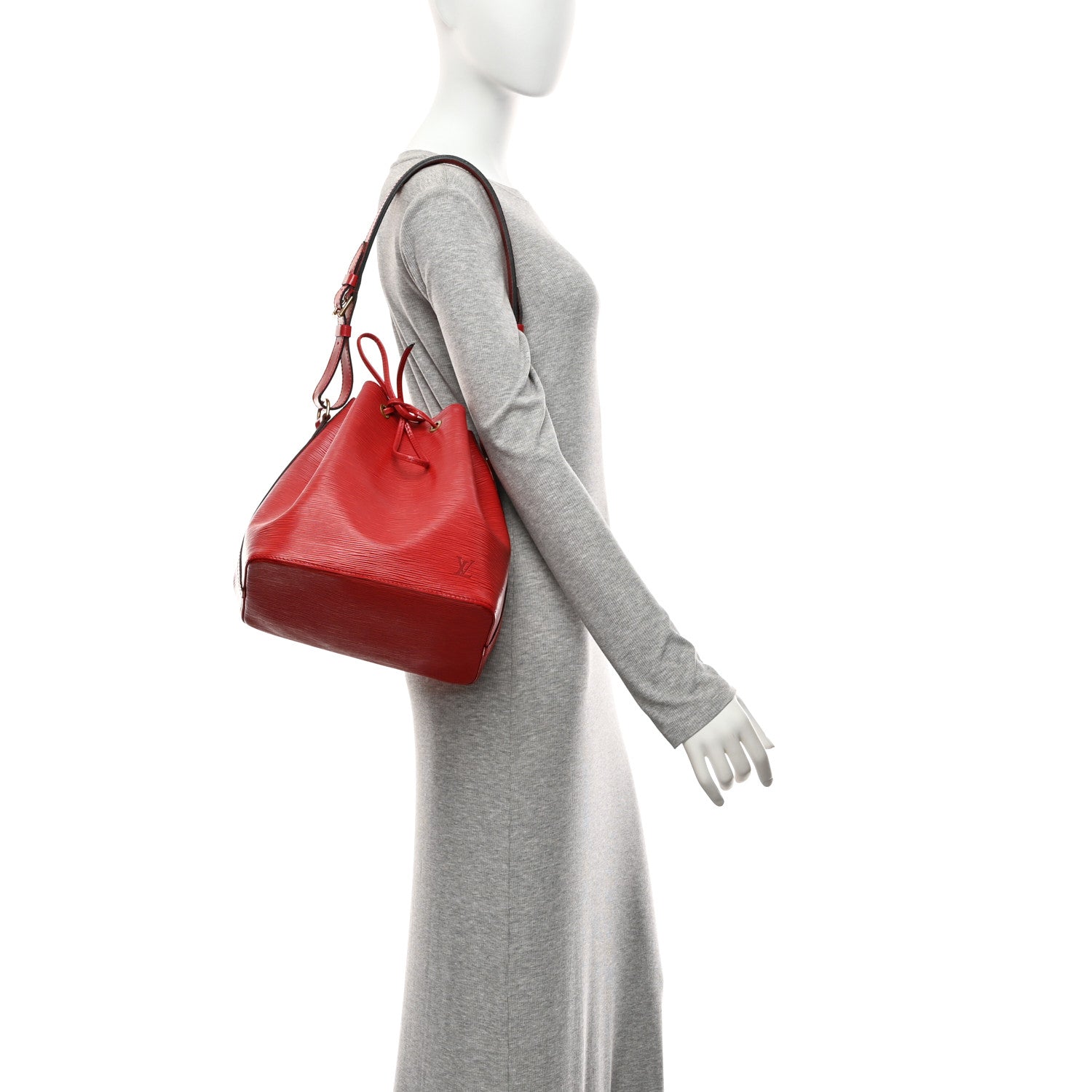 Louis Vuitton Epi Petit Noe Castillan Red 2 of 11