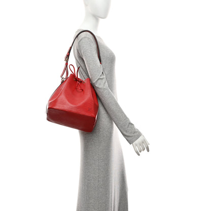 Louis Vuitton Epi Petit Noe Castillan Red 2 of 11