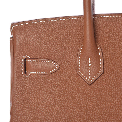 Hermes Togo Birkin 30 Gold 9 of 35