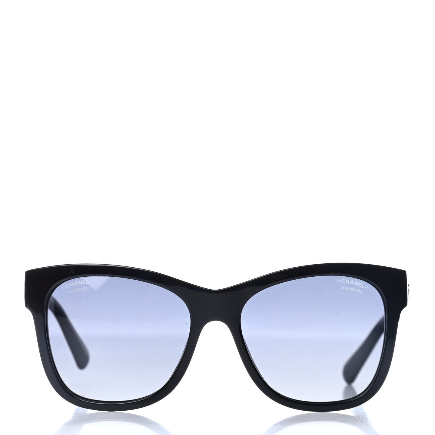 Acetate Polarized Square CC Sunglasses 5380 Black