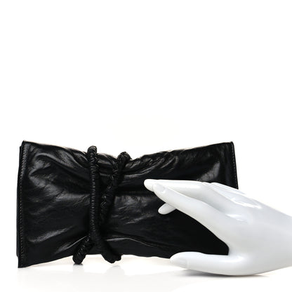 Bottega Veneta Calfskin Padded Bi Fold Clutch Black 2 of 6