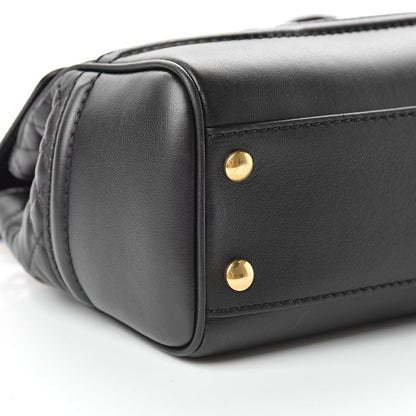 Versace Vitello Quilted Medium Palazzo Empire Bag Black 10 of 14