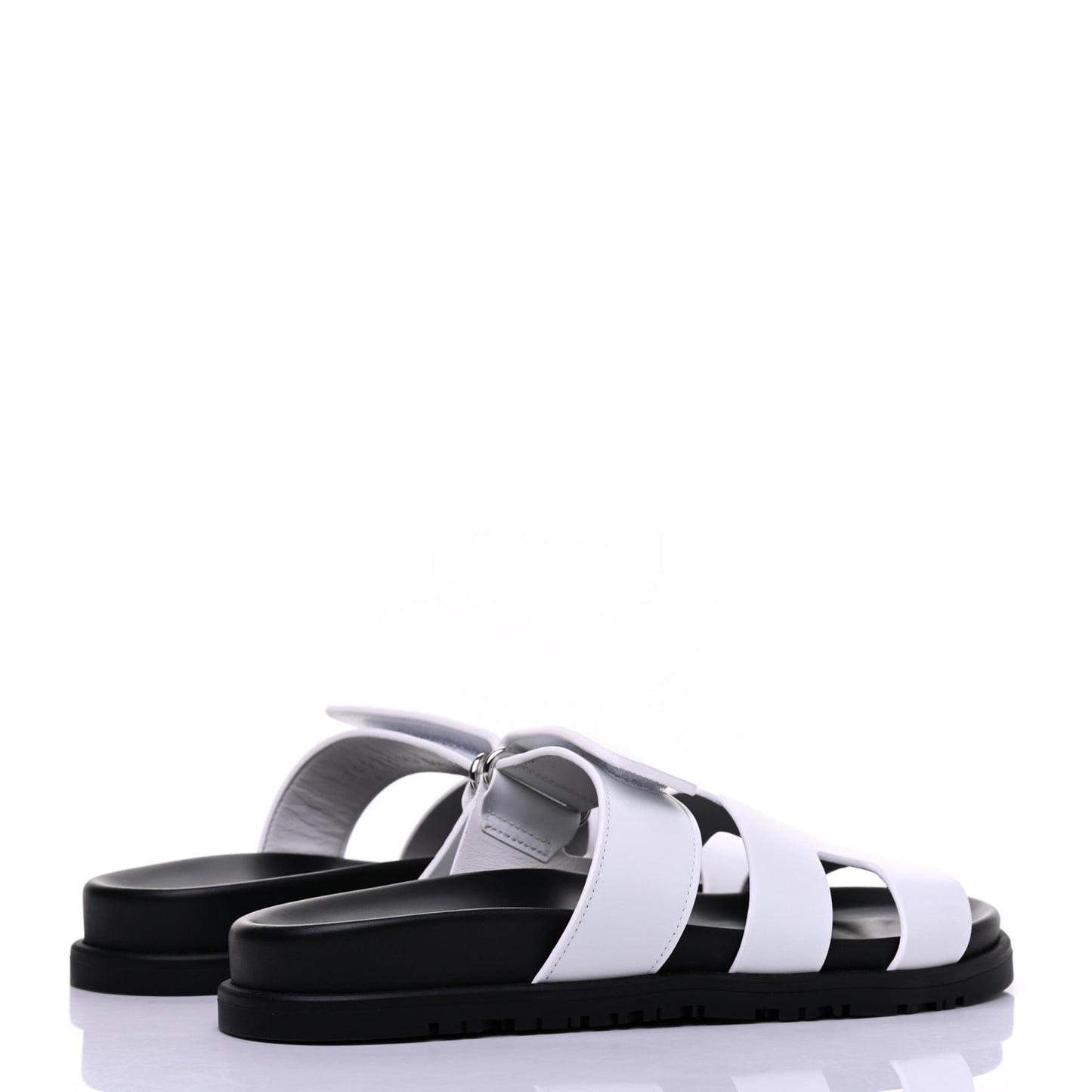 Calfskin Womens Chypre Sandals 36.5 White