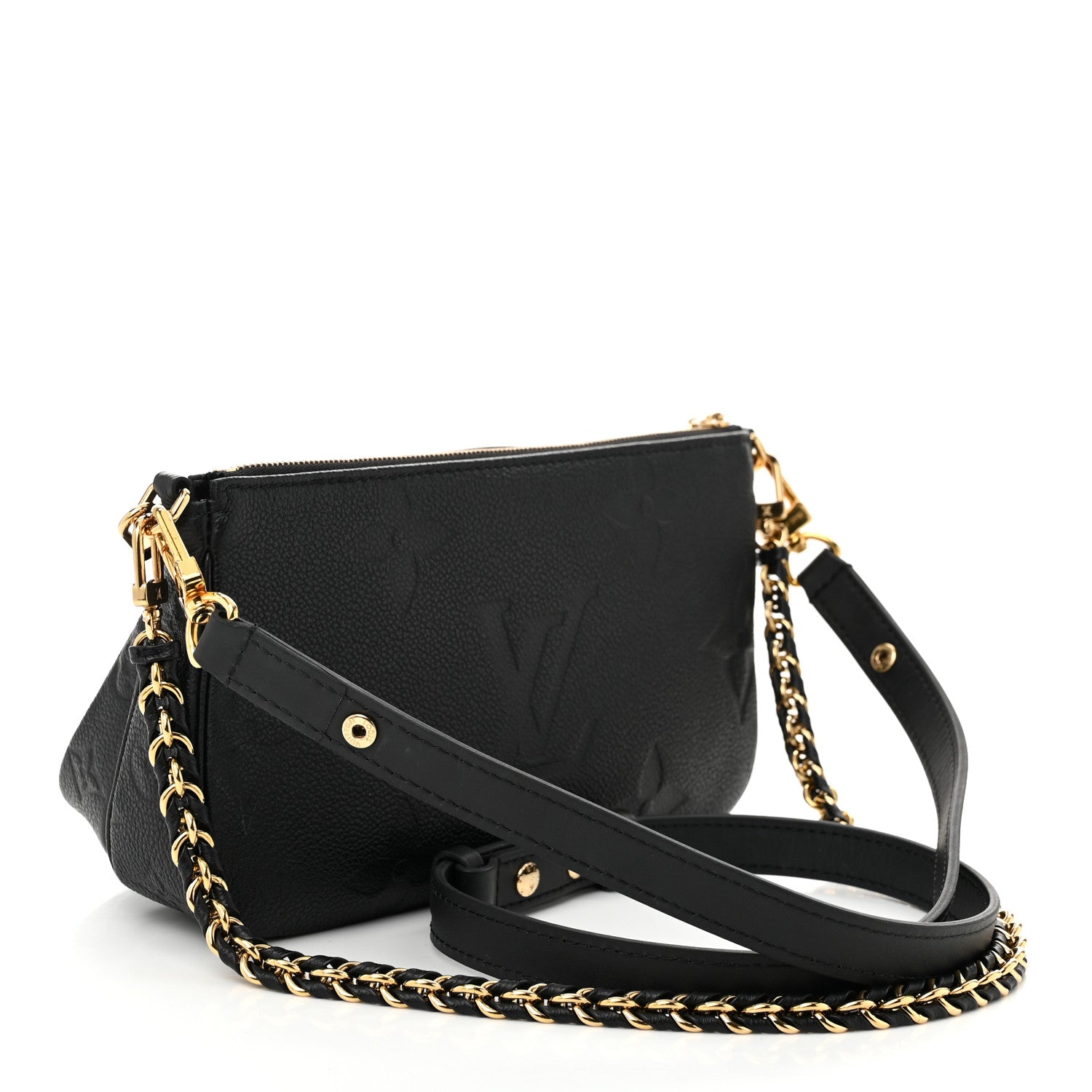 Louis Vuitton Empreinte Monogram Giant Multi Pochette Accessories Black 3 of 10