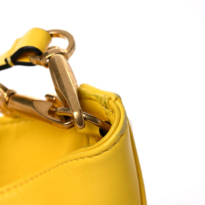 Valentino Garavani Nappa Stud Sign Hobo Bright Lemon 13 of 14