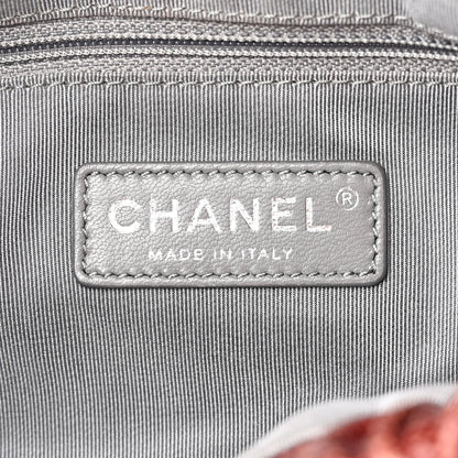 Chanel Crumpled Calfskin Quilted Medium Elastic Flap Bordeaux 6 of 11