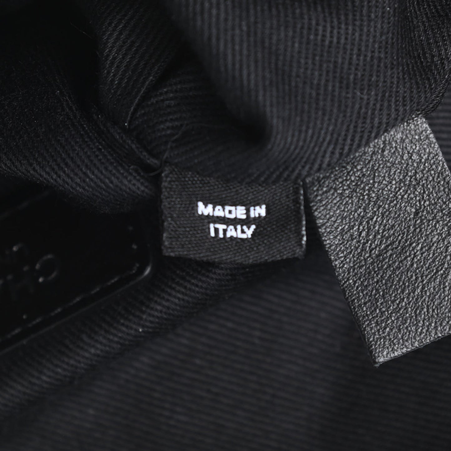 Calfskin Quilted Waist Belt Bag Black