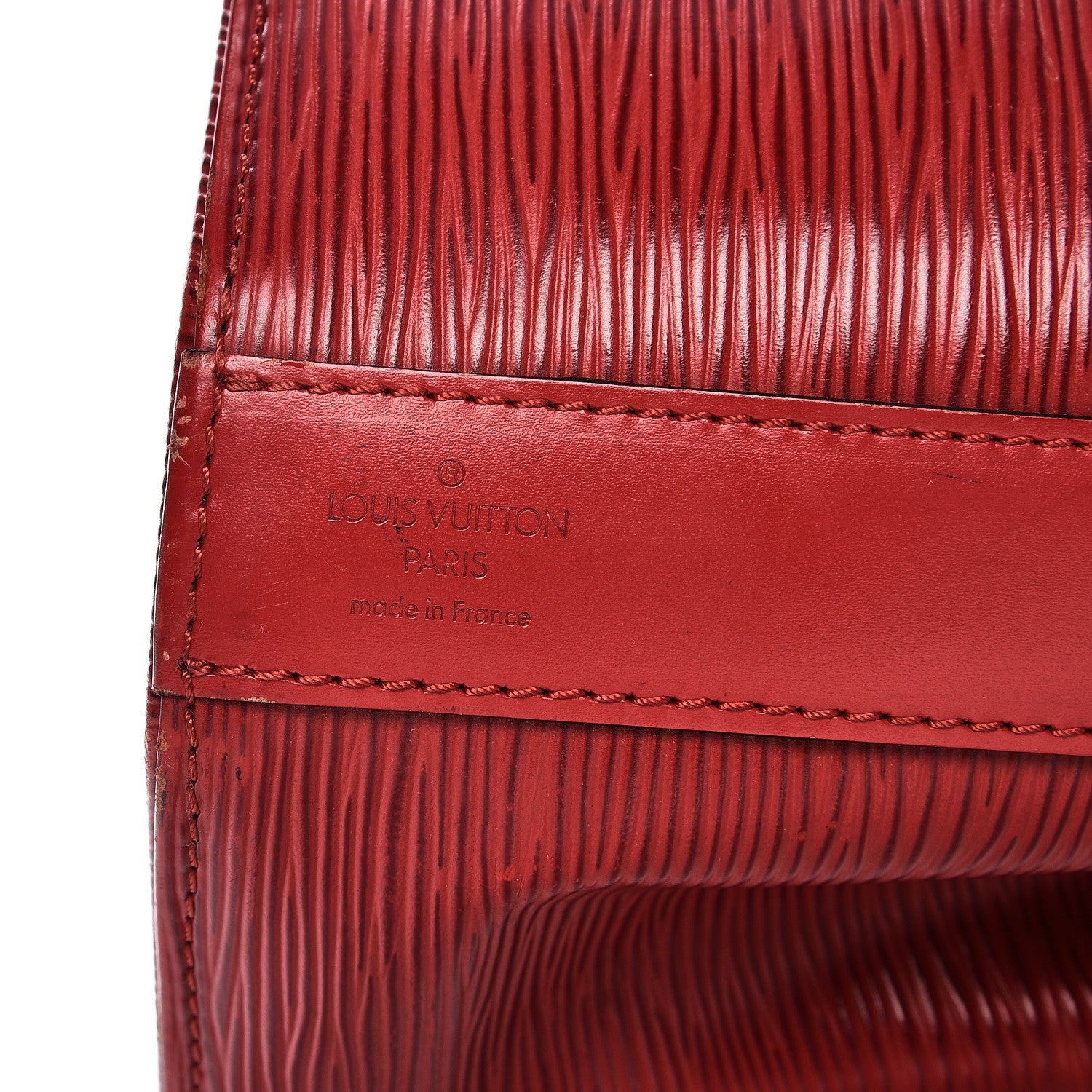 Louis Vuitton Epi Sac D'Epaule Castillan Red 12 of 14
