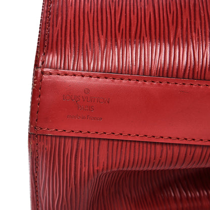 Louis Vuitton Epi Sac D'Epaule Castillan Red 12 of 14