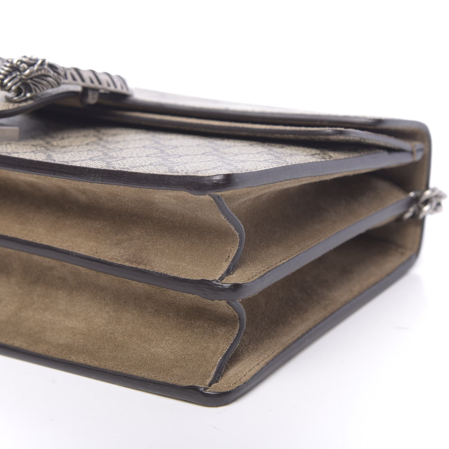 GG Supreme Monogram Small Dionysus Shoulder Bag Taupe