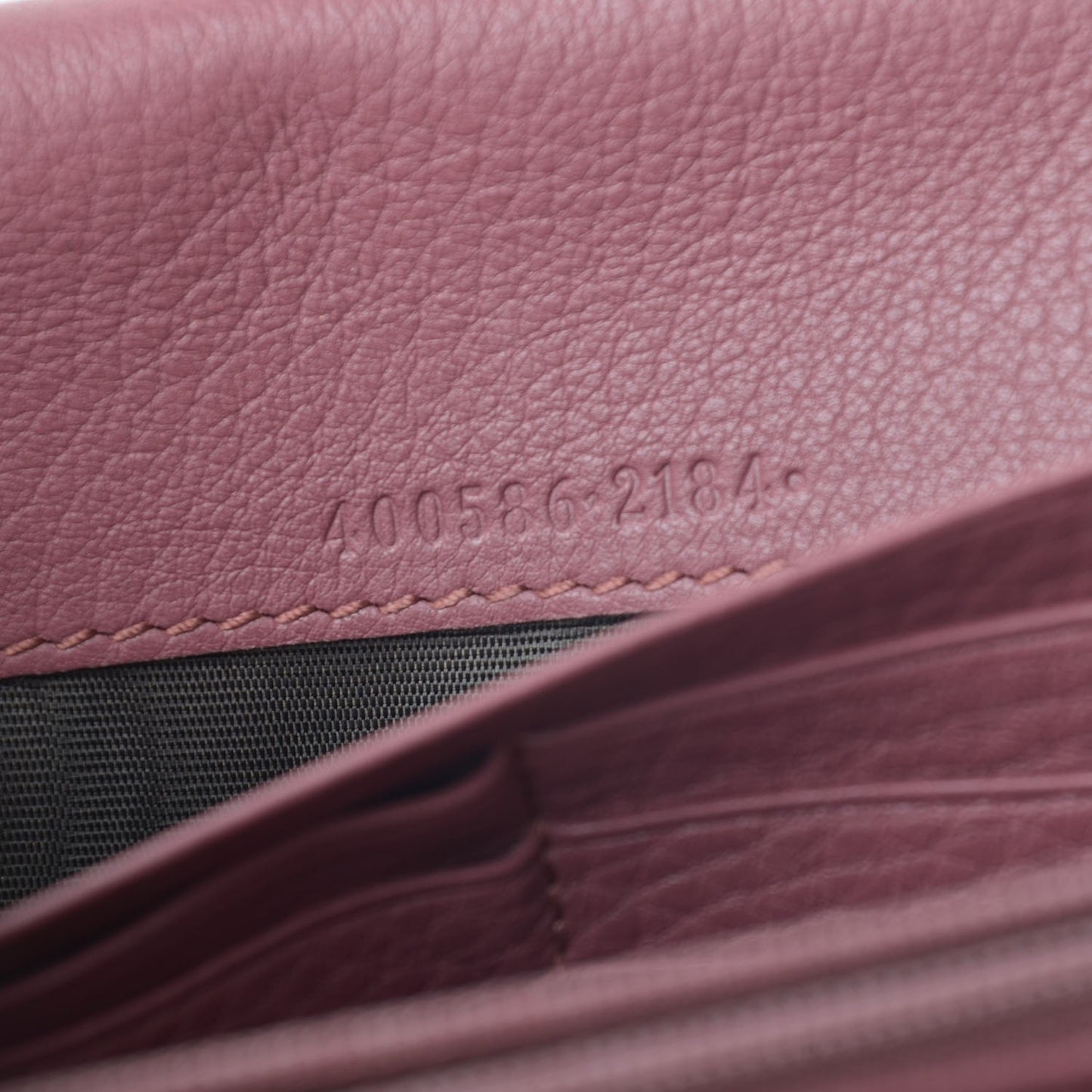 Cellarius Calfskin GG Marmont Continental Wallet Dry Rose
