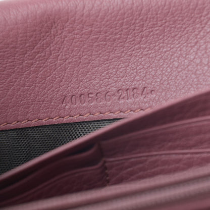 Gucci Cellarius Calfskin GG Marmont Continental Wallet Dry Rose 7 of 9