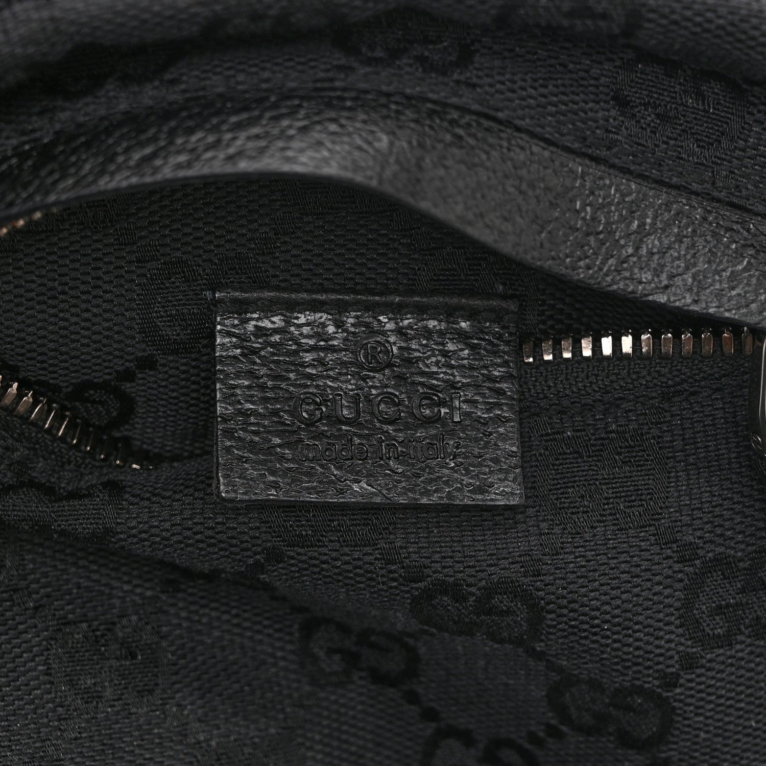 Gucci GG Monogram Double Pocket Belt Bag Black 6 of 10