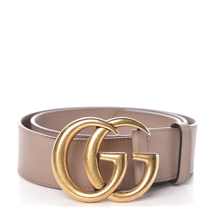 Gucci Calfskin Double G 40mm Belt 85 34 Porcelain Rose 1 of 7