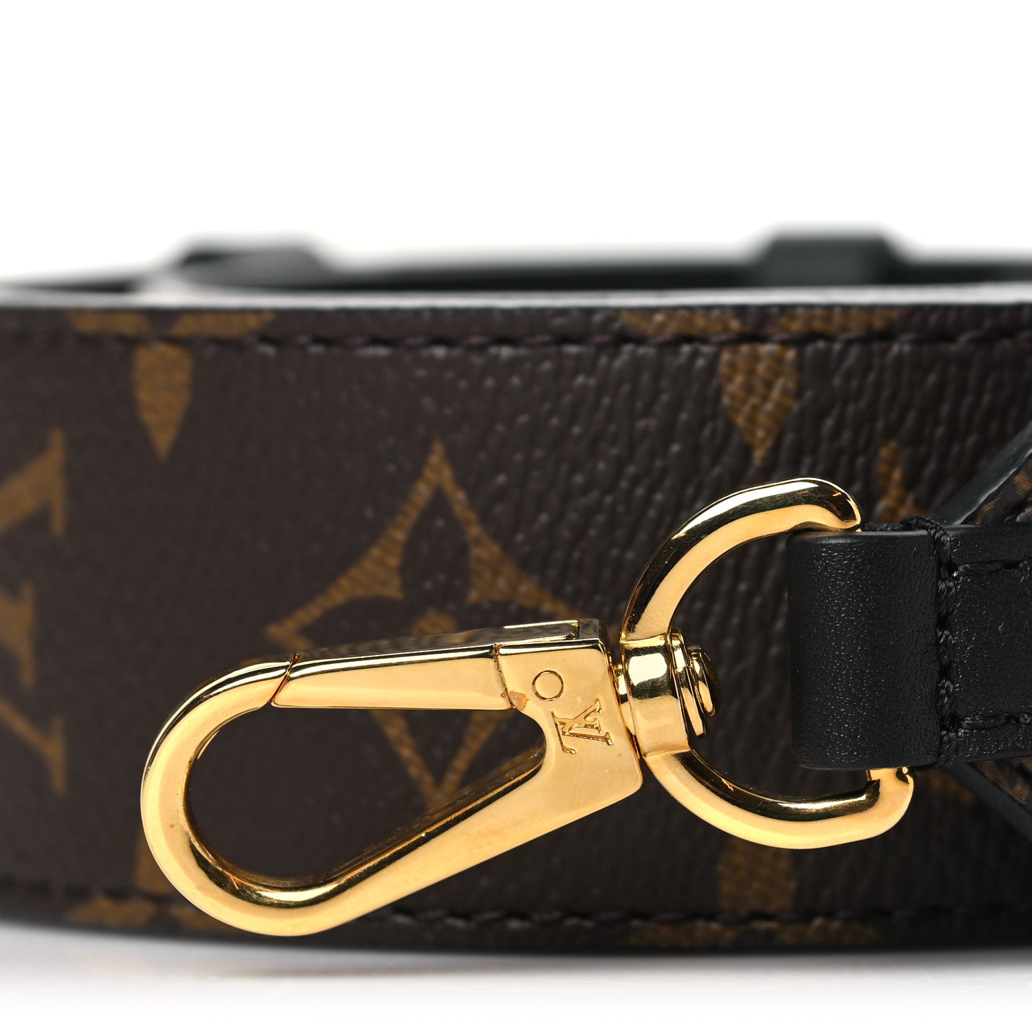 Louis Vuitton Monogram Adjustable Bandouliere Shoulder Strap Black 2 of 5